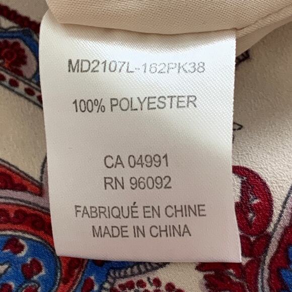 Lila Rose Dress Floral Paisley Print Sleeveless Shift Summer Tank Dress Size 2 - Picture 10 of 14